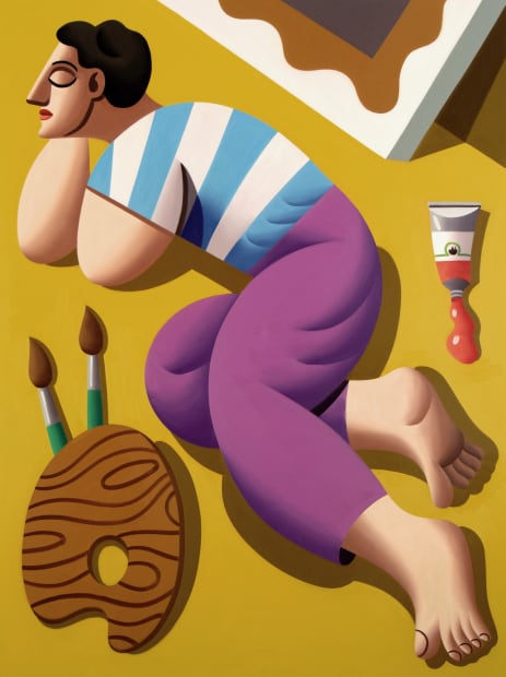 JUAN DE LA RICA, Pintor Dormido, 2024