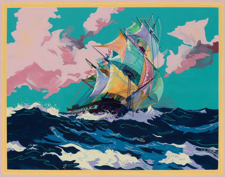 ANDY DIXON, Ship Painting, 2018