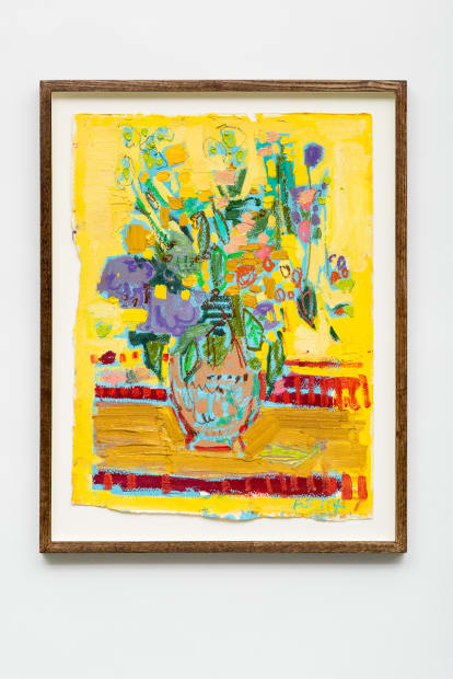 ANDREW SALGADO, Yellow Flowers After Matisse, 2017