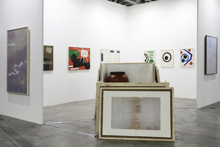 Installation view, Artissima 2021, Duo show by Lennart Lahuis and Willem Hussem