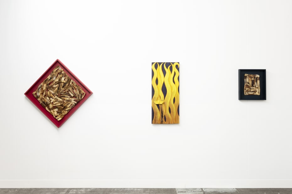 Installation view, LISTE - Art Fair Basel 2021, Duo show by Paul Beumer and Alejandra Venegas