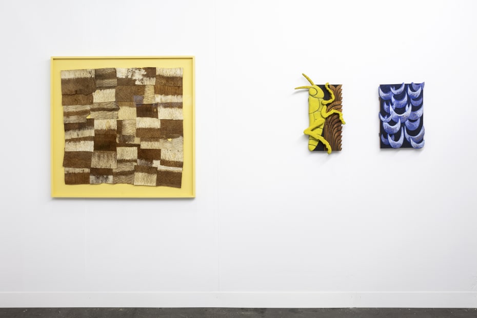 Installation view, LISTE - Art Fair Basel 2021, Duo show by Paul Beumer and Alejandra Venegas