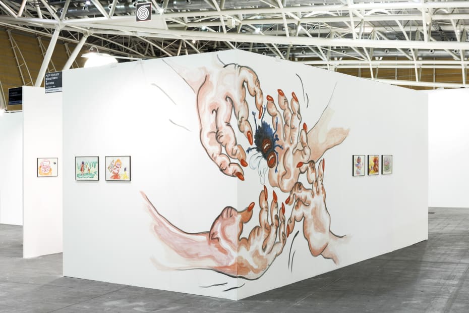 Installation view, Artissima 2019, Solo show by Puck Werkade