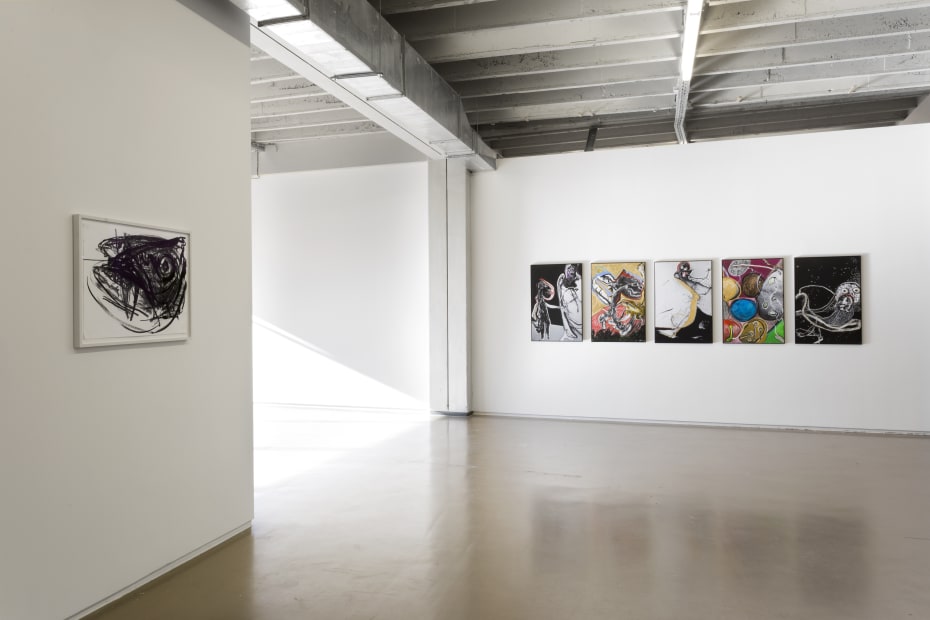 Installation view, Independent Brussels 2018, Duo show by Jacqueline de Jong and Wieske Wester
