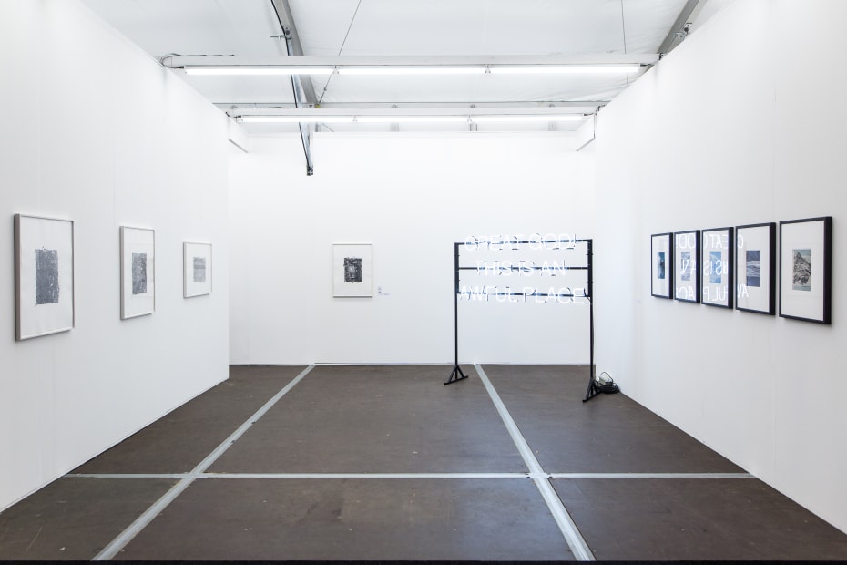 Installation view, Art Rotterdam 2018, Duo show by Lennart Lahuis and Sybren Renema