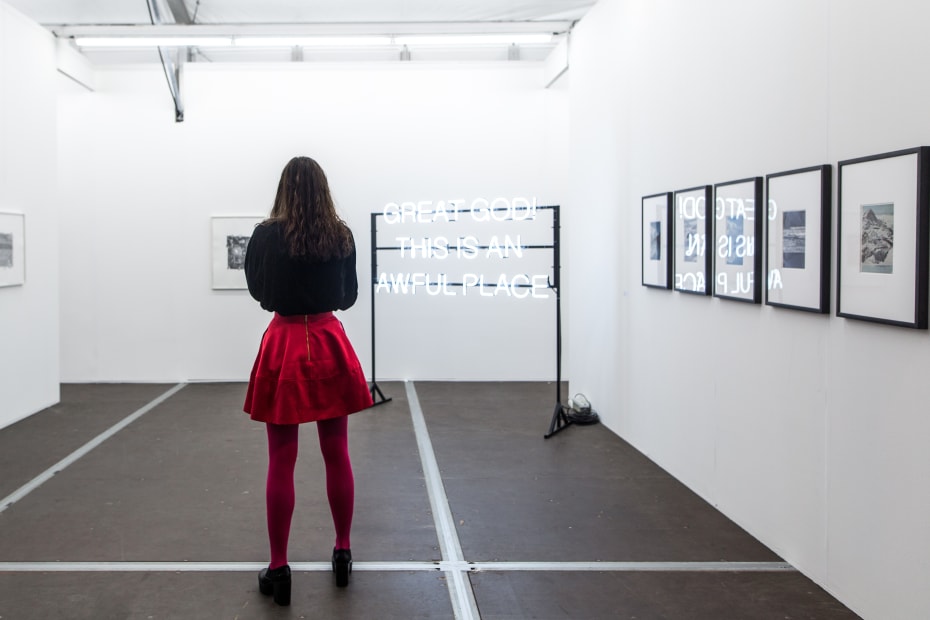 Installation view, Art Rotterdam 2018, Duo show by Lennart Lahuis and Sybren Renema