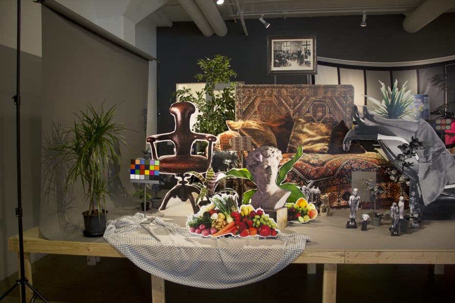 Stephanie Syjuco, "Neutral Calibration Studies (Ornament + Crime)," 2016.