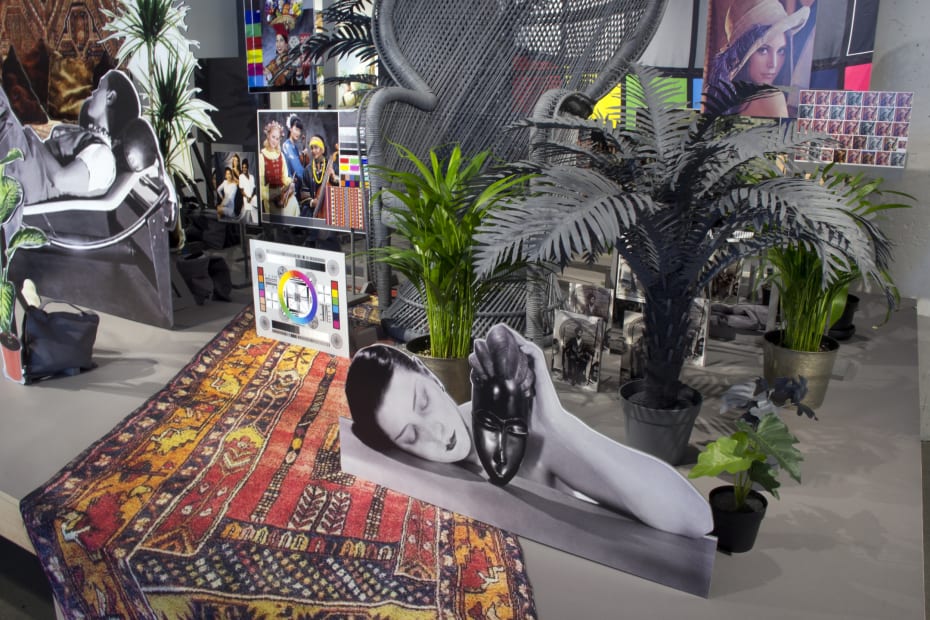 Stephanie Syjuco, "Neutral Calibration Studies (Ornament + Crime)," 2016.