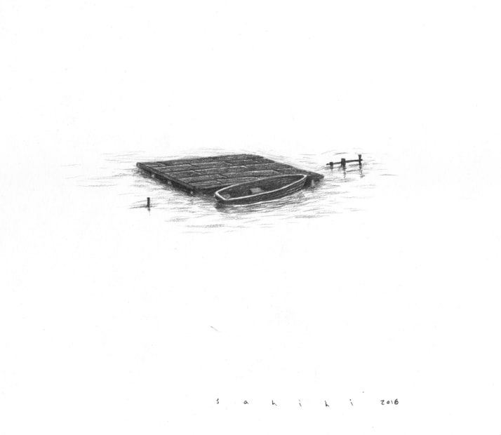 Hamed Sahihi, Untitled, Pencil on Paper, 32x45cm