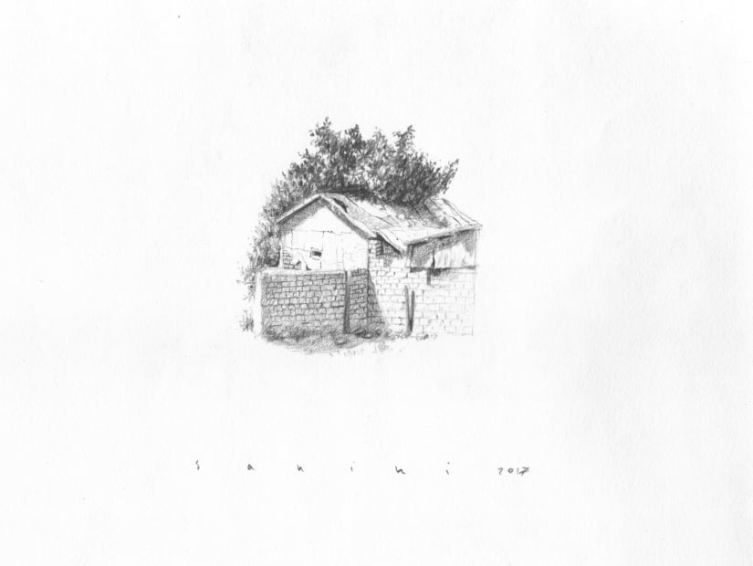 Hamed Sahihi, Untitled, Pencil on Paper, 32x45cm