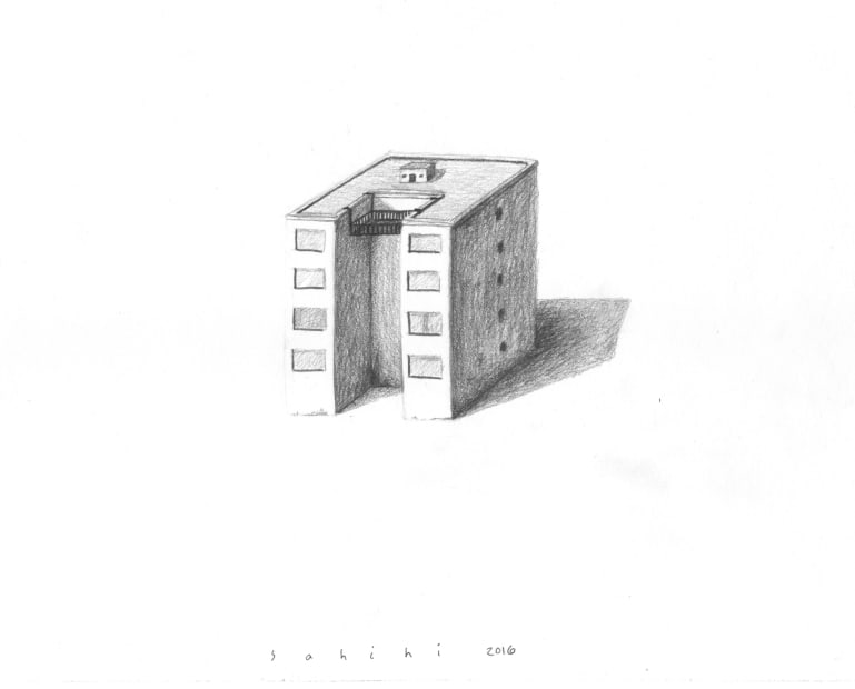 Hamed Sahihi, Untitled, Pencil on Paper, 32x45cm