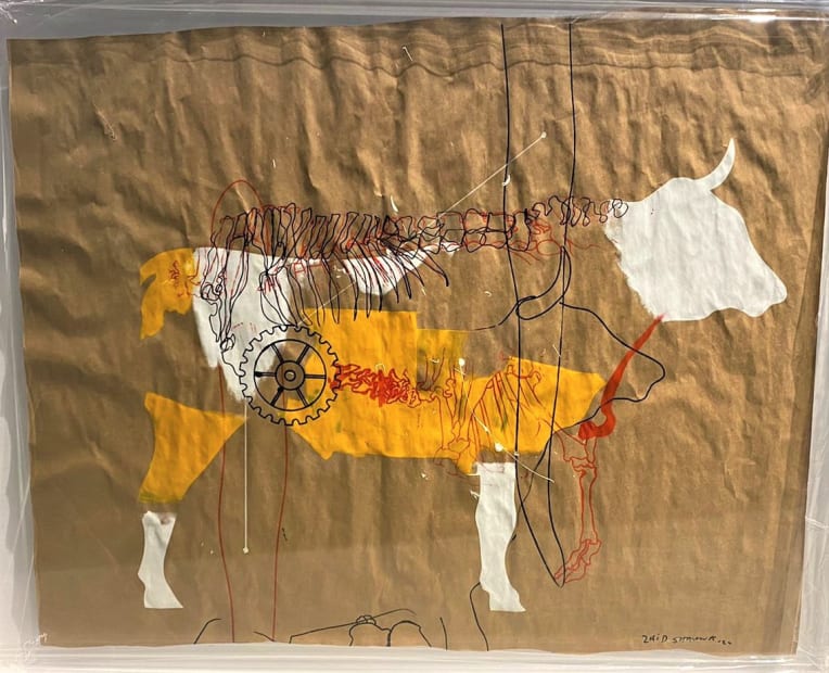 Untitled, 2022, Silkscreen on paper, 73x90cm