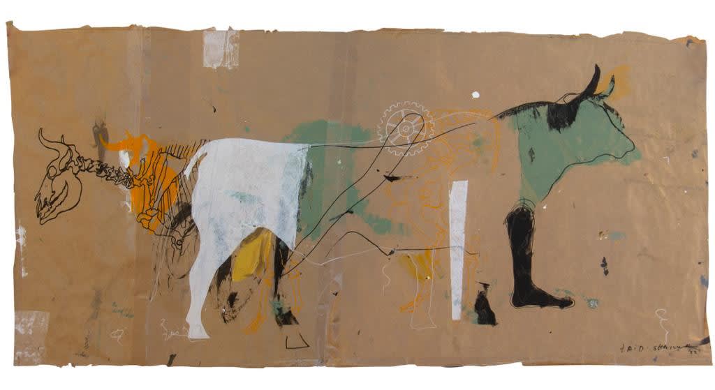 Untitled, 2022, Silkscreen on paper, 75x137cm