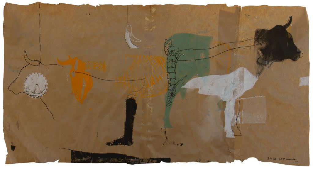 Untitled, 2022, Silkscreen on paper, 75x137cm