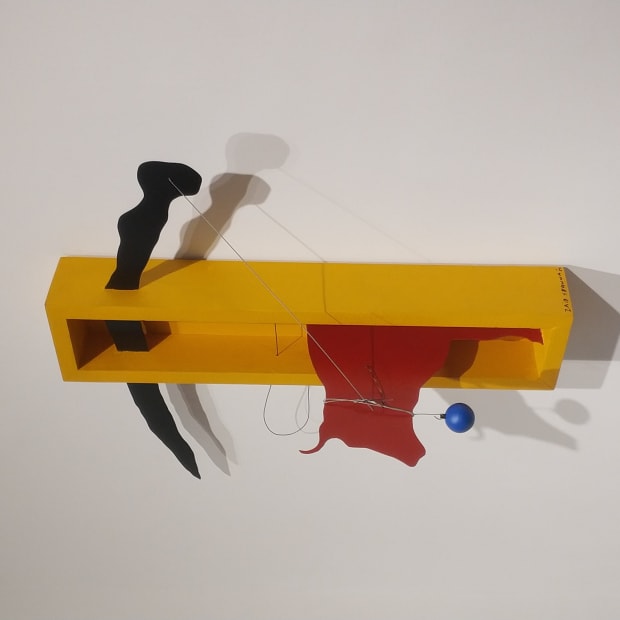 Untitled Game 1, 2022, Wood and steel, 56x45cm