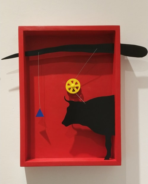 Untitled Game 3, 2022, Wood and steelm 56x40.5cm