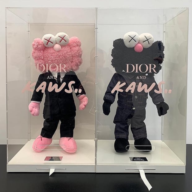 KAWS Dior Plushes, 2019, Polyester plush in Dior Suit, from 5Art Gallery