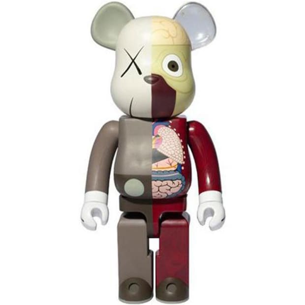 BEARBRICK DISSECTED (BROWN), 2008