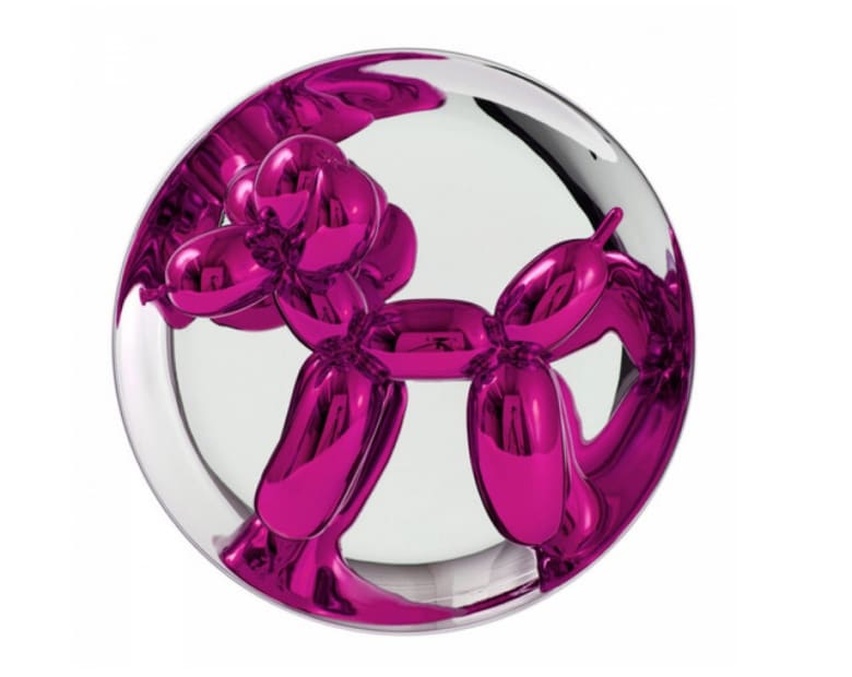 Image of the Jeff Koons dog ballon magenta 5Art Gallery