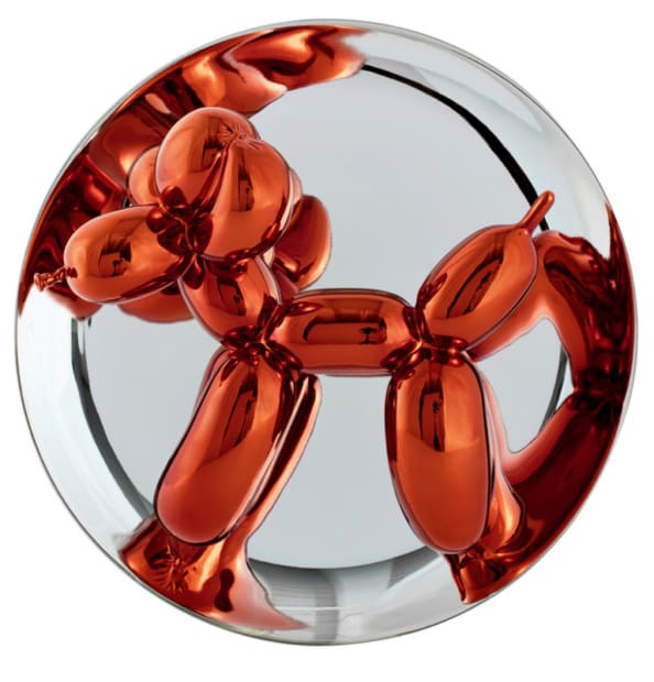 Image of the Dog Ballon orange 5Art Gallery