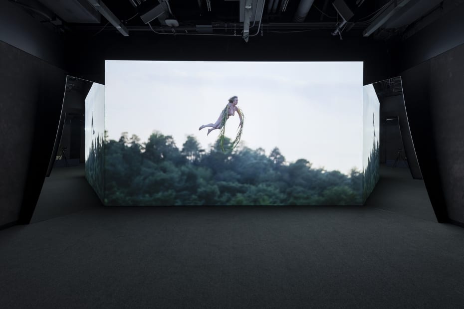 Laure Prouvost: Above Front Tears Nest in South, installation view, September 14 - December 14, 2023, at Rice University's Moody Center for the Arts. Photo by Anthony Rathbun.