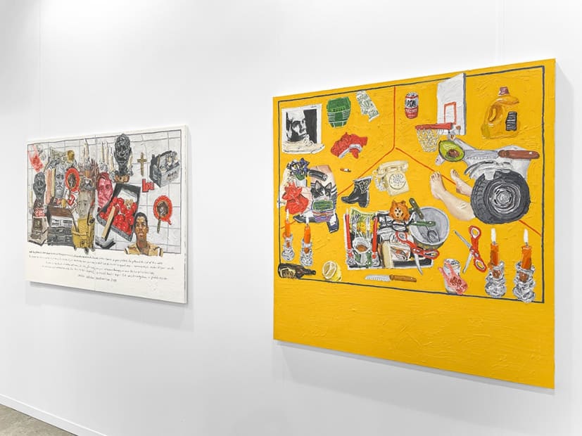 Installation shot of Zona Maco Art Fair Booth