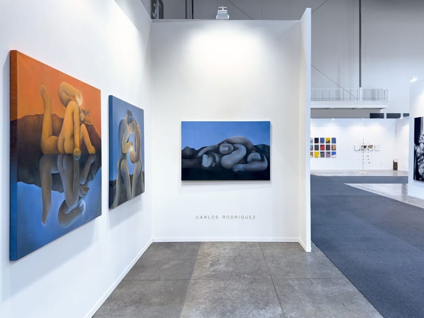 Installation view from Carlos Rodriguez's solo presentation at Zona Maco 2024.