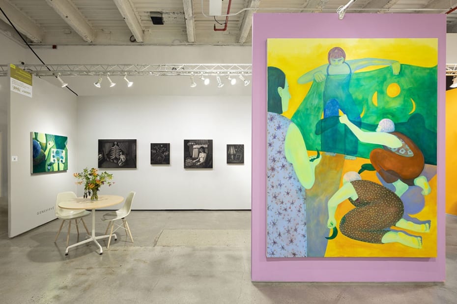 installation image of Hashimoto Contemporary booth at Future Fair