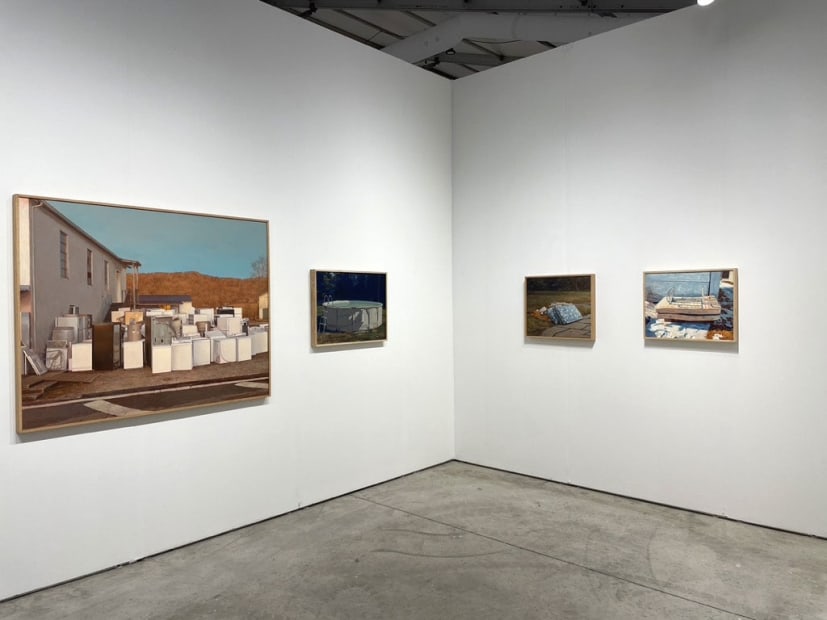 Installation view of the Hashimoto Contemporary booth, Art Miami 2022