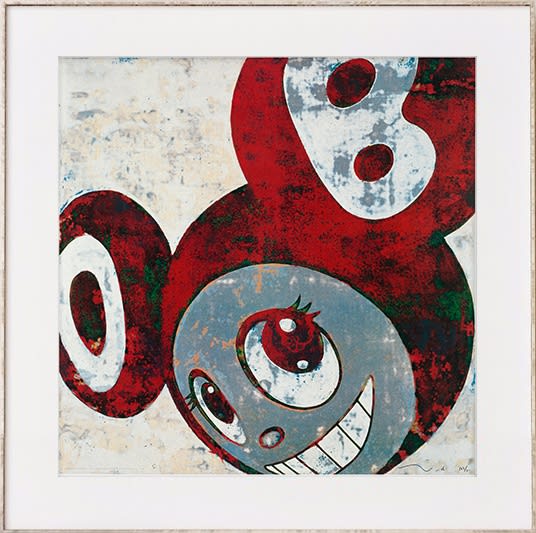 TAKASHI MURAKAMI AND THEN, AND THEN, AND THEN (RUST RED 1), 2006