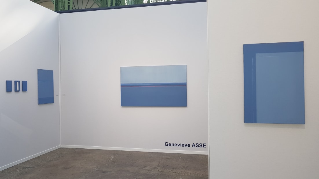 Geneviève Asse à Art Paris Art Fair - stand Oniris 2018