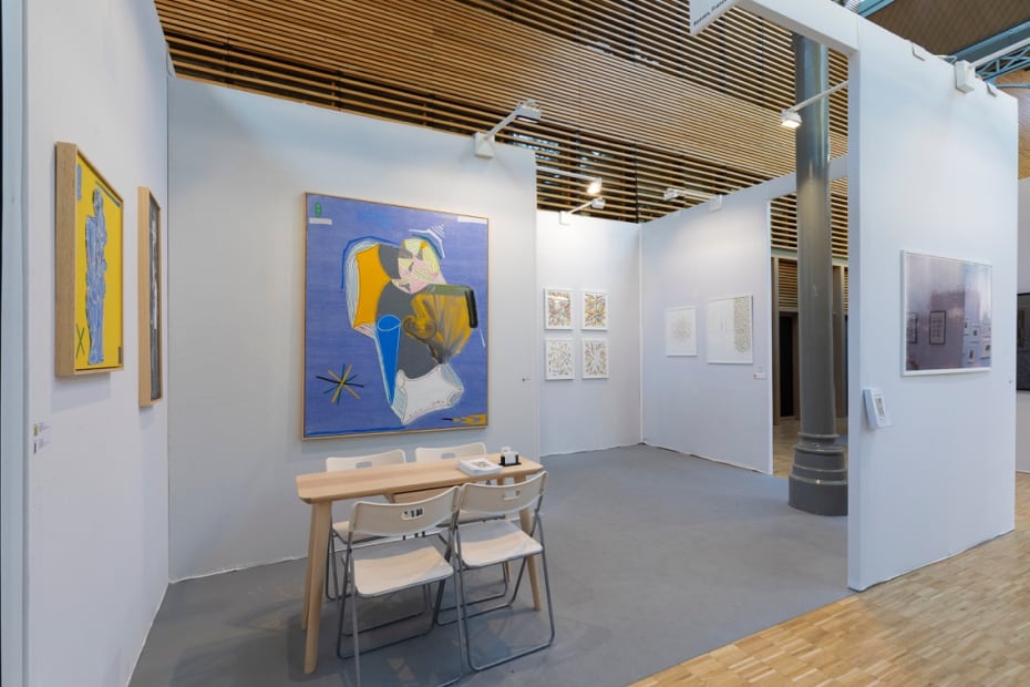 Didier Mencoboni + Christian Bonnefoi + Philippe Cognée @ Drawing Now art fair 2019 - Paris