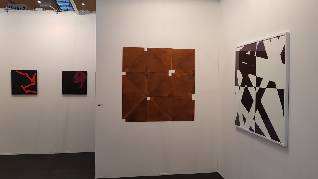 Vera Molnar + Norman Dilworth + François Morellet @ Art Karlsruhe 2018