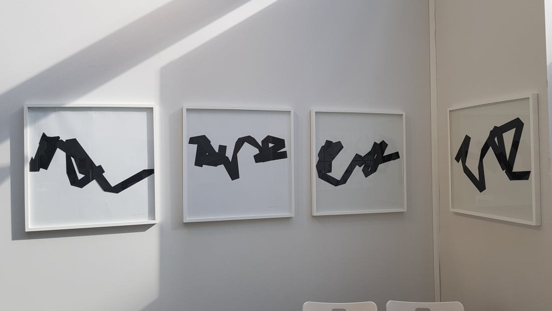 Vera Molnar / solo-show @ Art Paris art fair 2019 - Grand-Palais