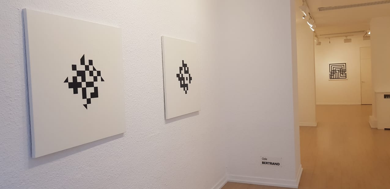 Ode Bertrand / Travaux en noir et blanc, exposition personnelle / Oniris 2018