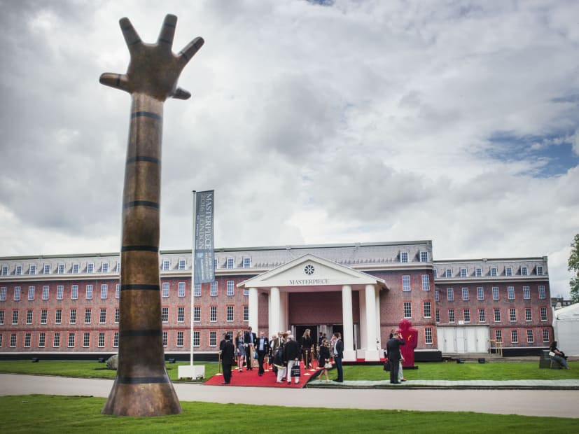 Kenneth Armitage Reach for the Stars Monumental in situ outside Masterpiece Art Fair.