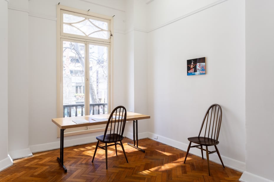 Kate Daw and Stewart Russell, The Waiting Room, 2018 installation view