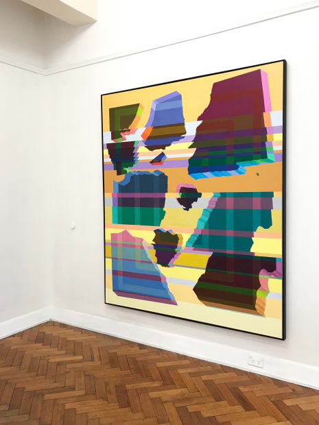 BRYAN SPIER Electric Paintings, 2019 Installation view