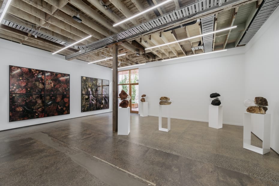 Simone Slee, Rocks holding up, installation view Photo: Lauren Dunn