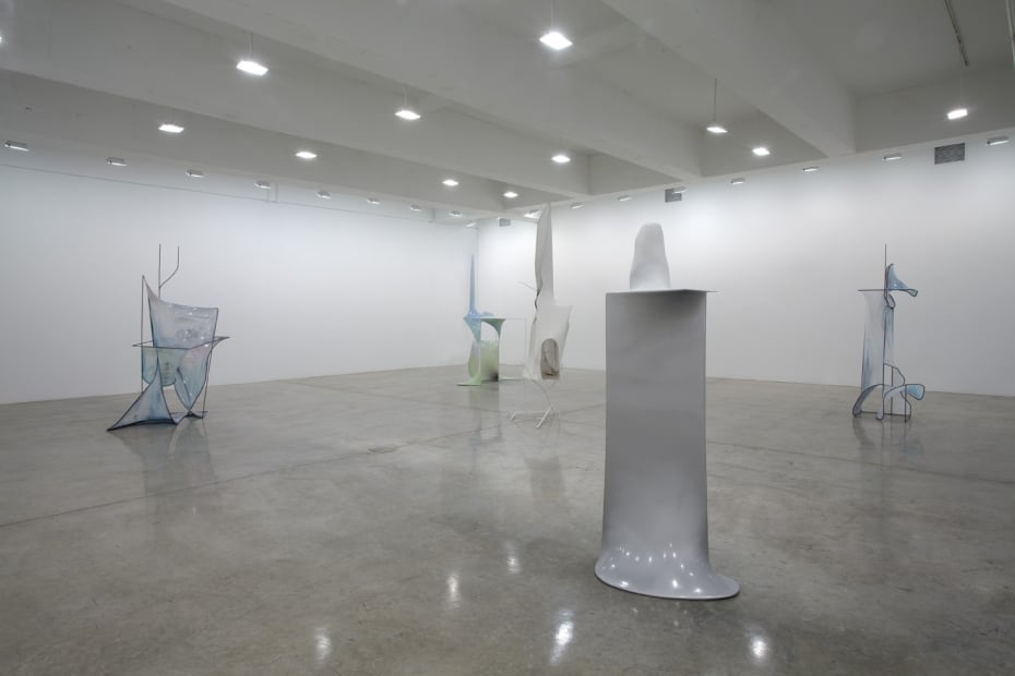 Charles Long installation view at TBG, sculptures
