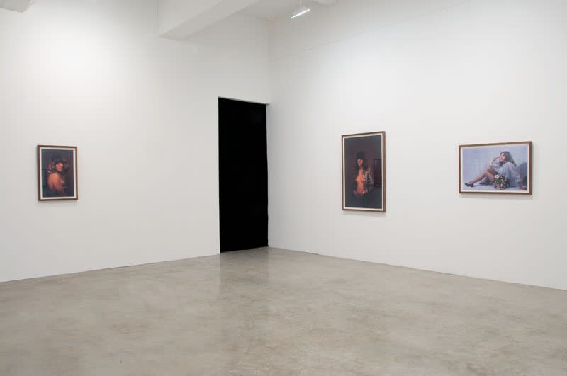 Phil Collins installation view, photograph