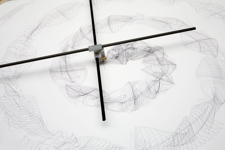 installation view of Eliasson interactive sculpture