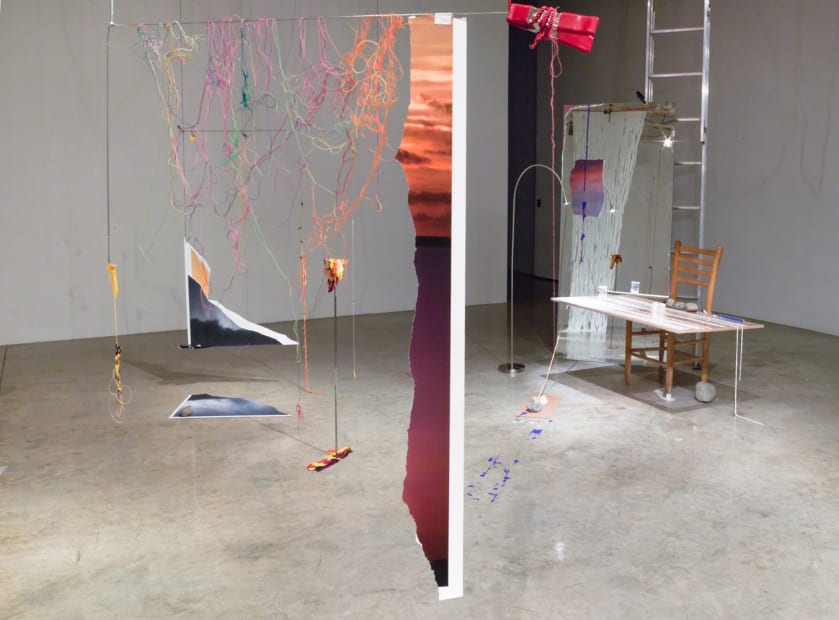 Sarah Sze, studio installation, downstairs, TBG gallery