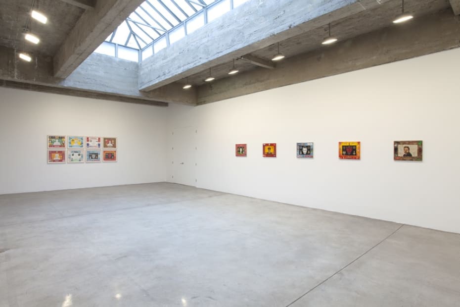 Jeffrey Vallance installation image of gallery show
