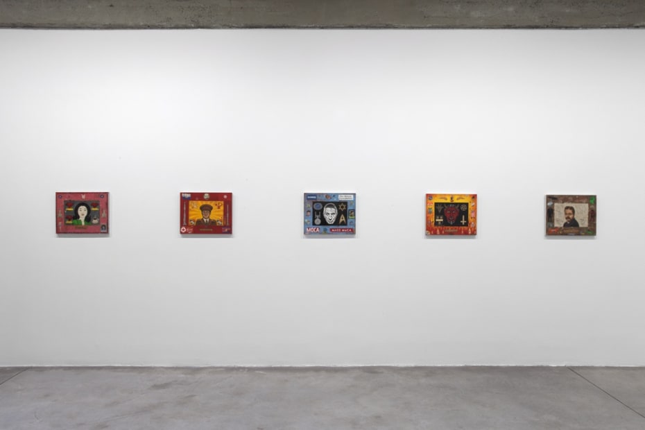 Jeffrey Vallance installation image of gallery show