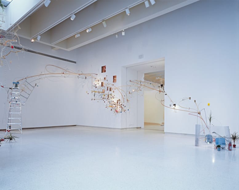 Image of Sarah Sze's seamless installation at Carnegie