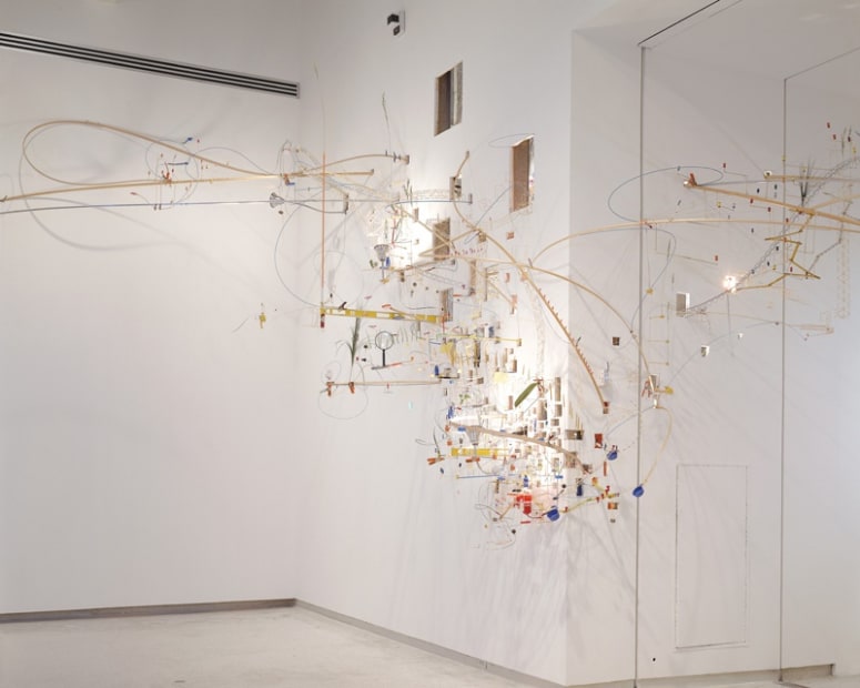 Image of Sarah Sze's seamless installation at Carnegie