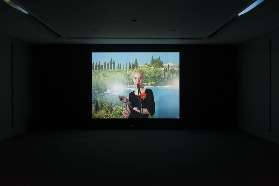 Image of Phil Collins video installation at MCA Chicago