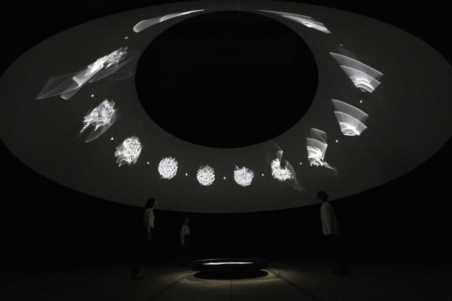 image of eliasson, dark room installation