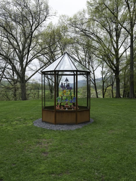 Image of Mark Dion follies at Storm King, confections